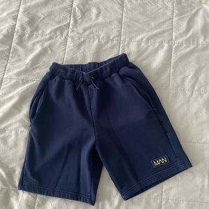 Navy blue shorts from boohooMAN
